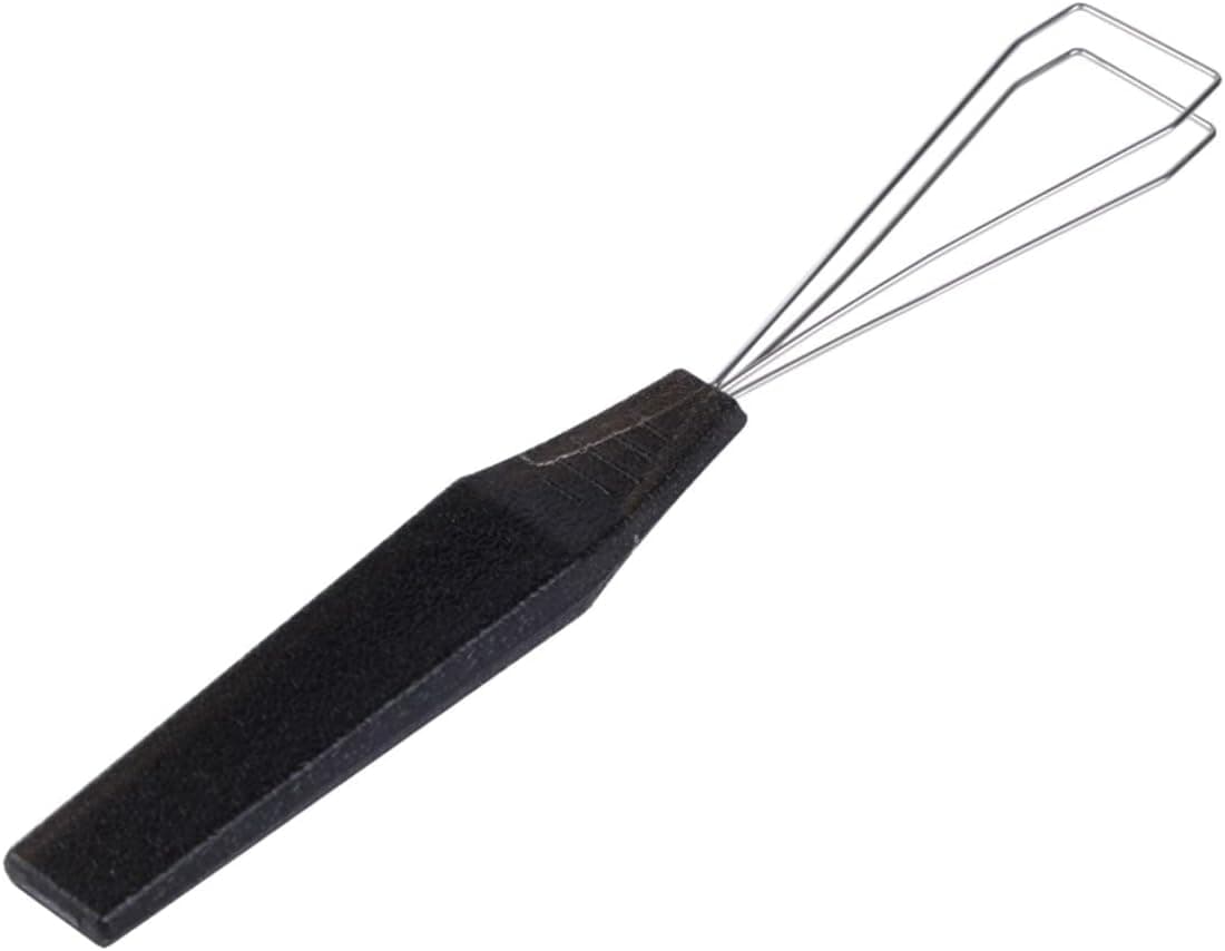 Qisan Stainless Steel Keycap Puller & Switch Puller, Plastic Handle (Black)
