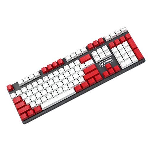 NPKC Top Printed Double Shot PBT Shine Through Translucent 108 Key OEM Profile Keycap for MX Switches Mechanical Keyboard (Only Keycap)