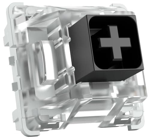 GLORIOUS Kailh Box Black Mechanical Keyboard Switches: Linear 120-Pack - Optimal for Intense Gaming and Smooth Typing Experience