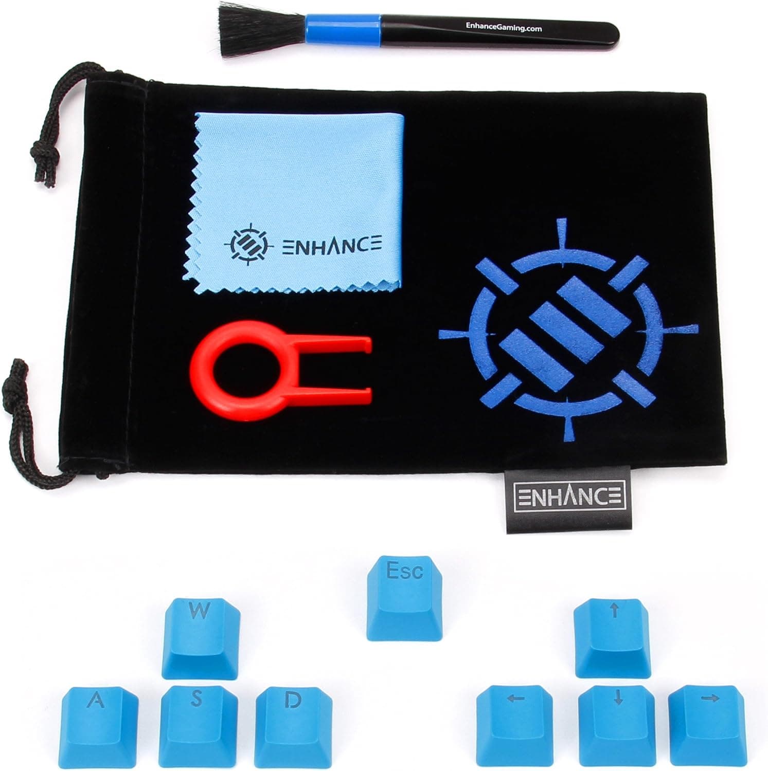ENHANCE PBT Keycaps Set Doubleshot Gaming Keyboard Upgrade Kit