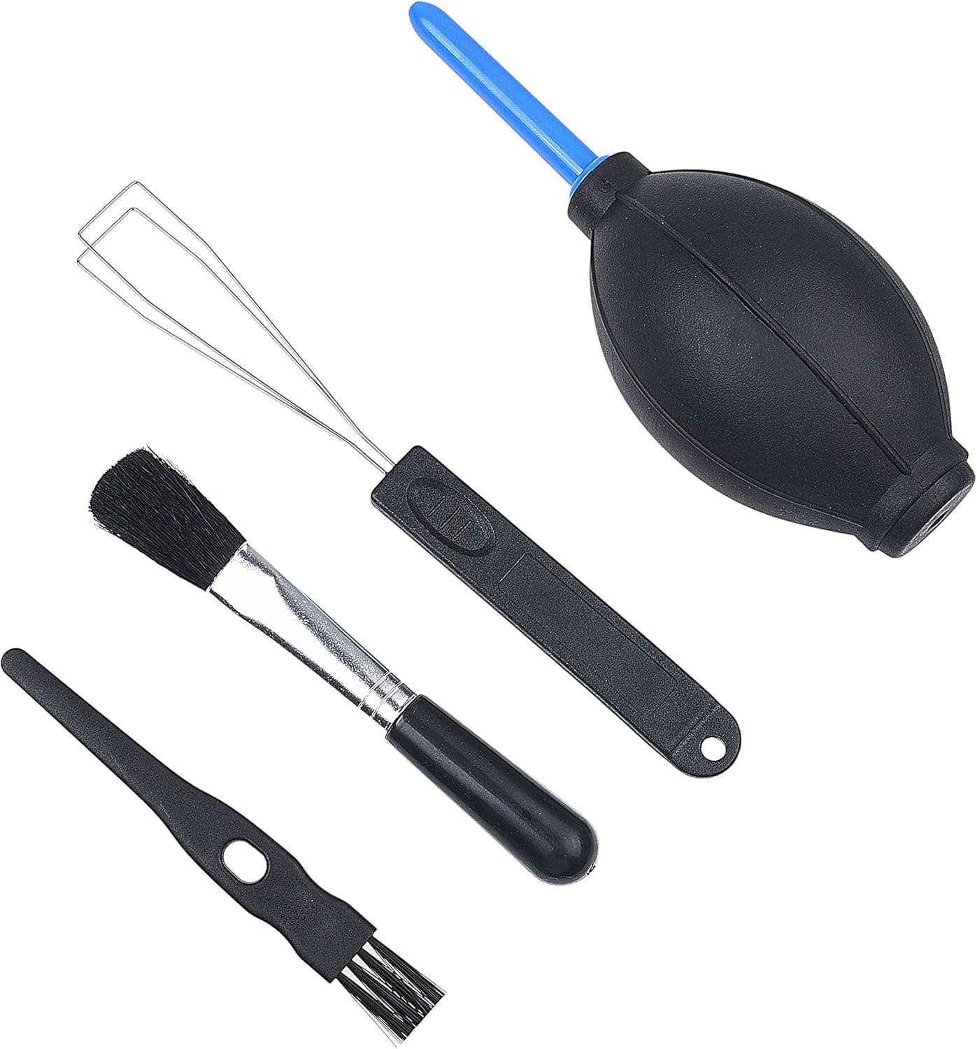 Camkix Keyboard Cleaning Kit - Mini Brush, Cleaning Brush, Cap Remover, Air Blower, Cloth