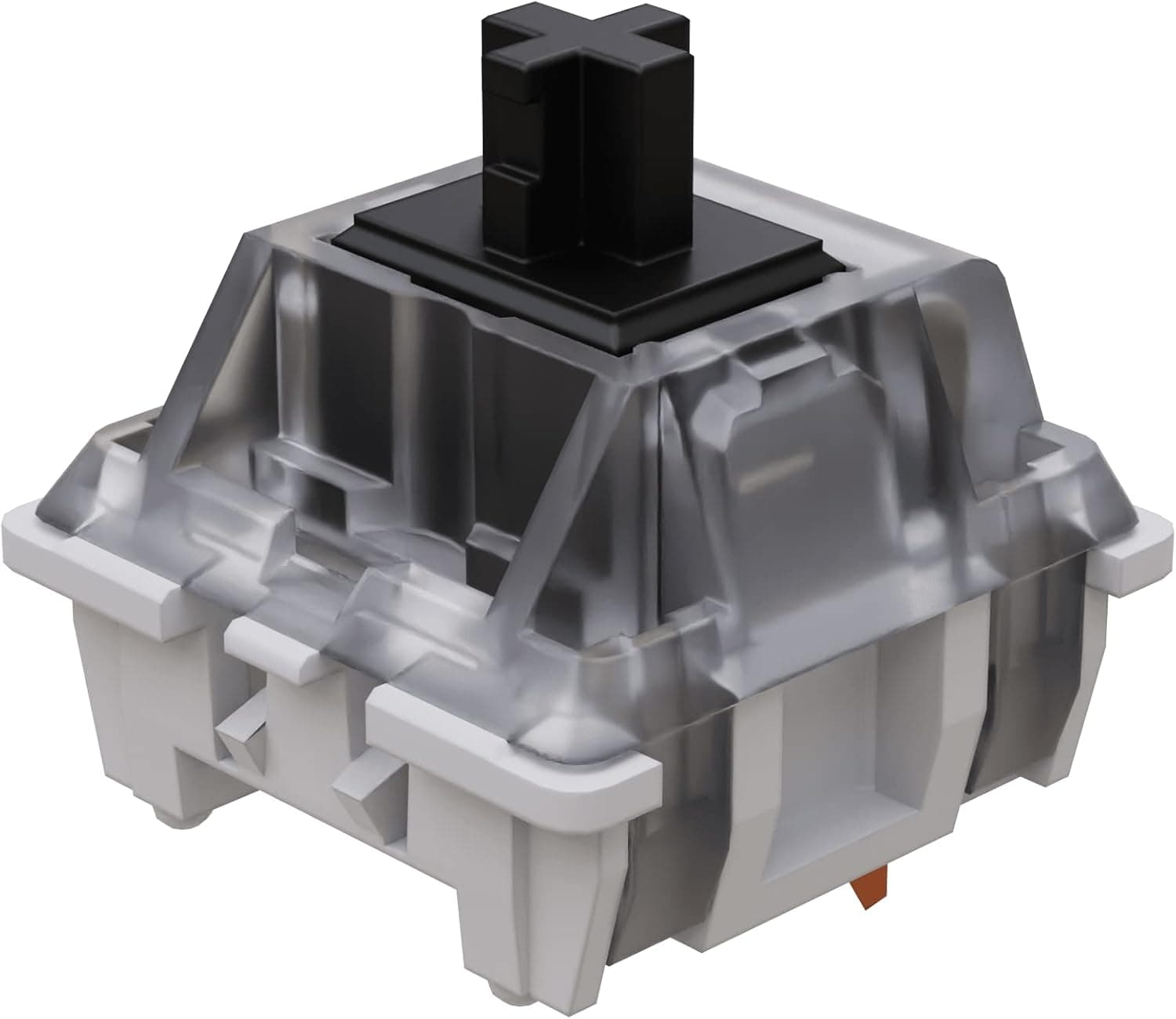 Gateron KS-9 RGB Mechanical MX Key Switch Clear Top (65 Pcs, Black)