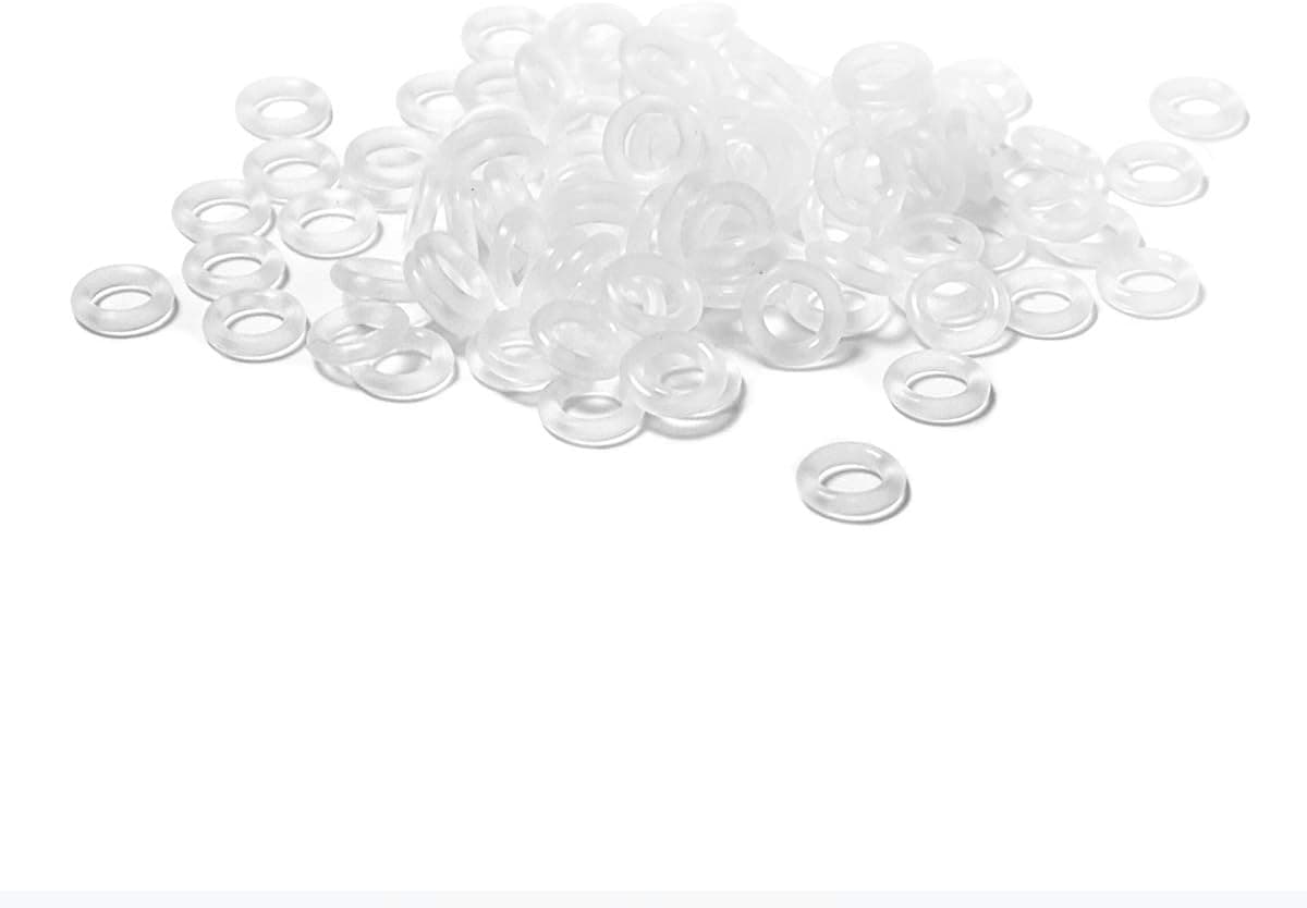 120pcs Rubber O-Ring Keyboard Switch Dampers, Cherry MX/Kailh/Outemu (White)