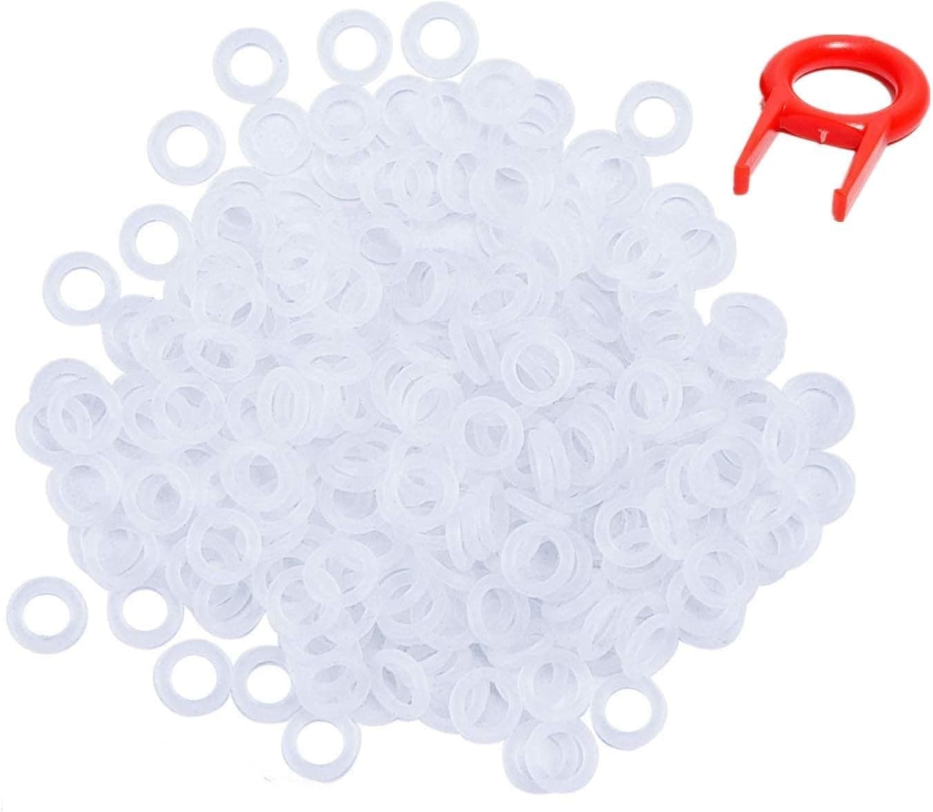 120Pcs Rubber O-Ring Switch Dampeners Keycaps for Cherry MX (White)