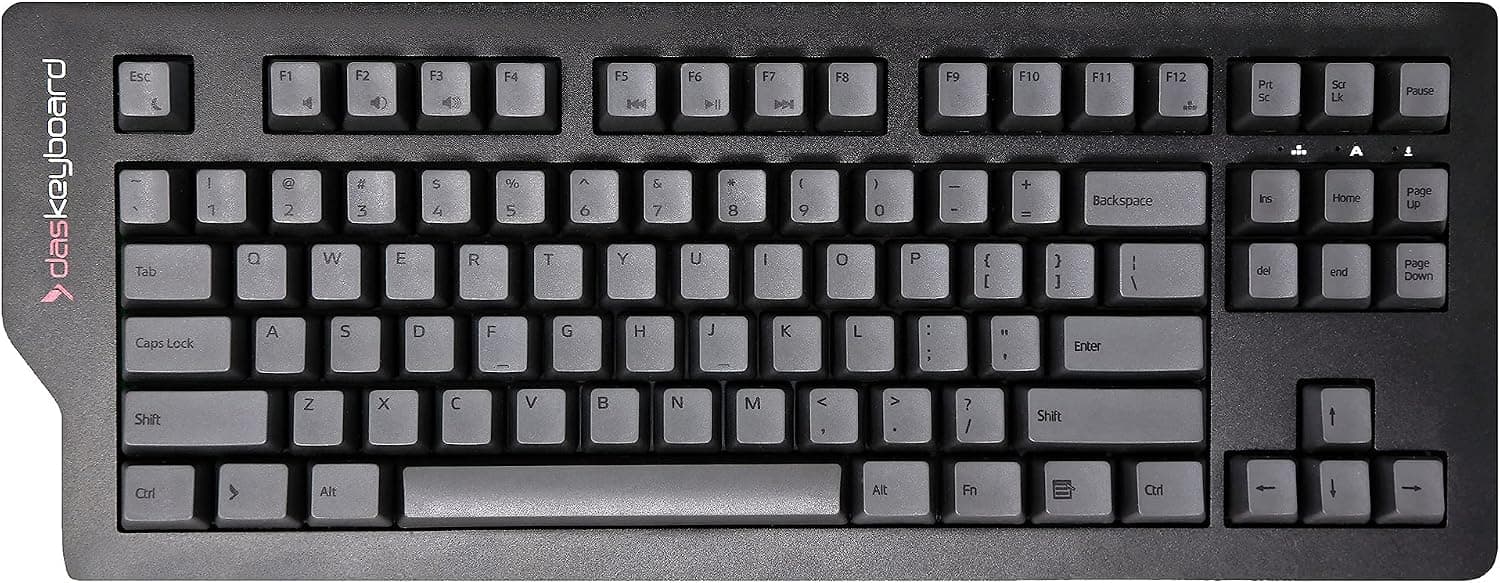 Das Keyboard 4C TKL Tenkeyless Mechanical Keyboard Cherry MX Brown 87 Keys
