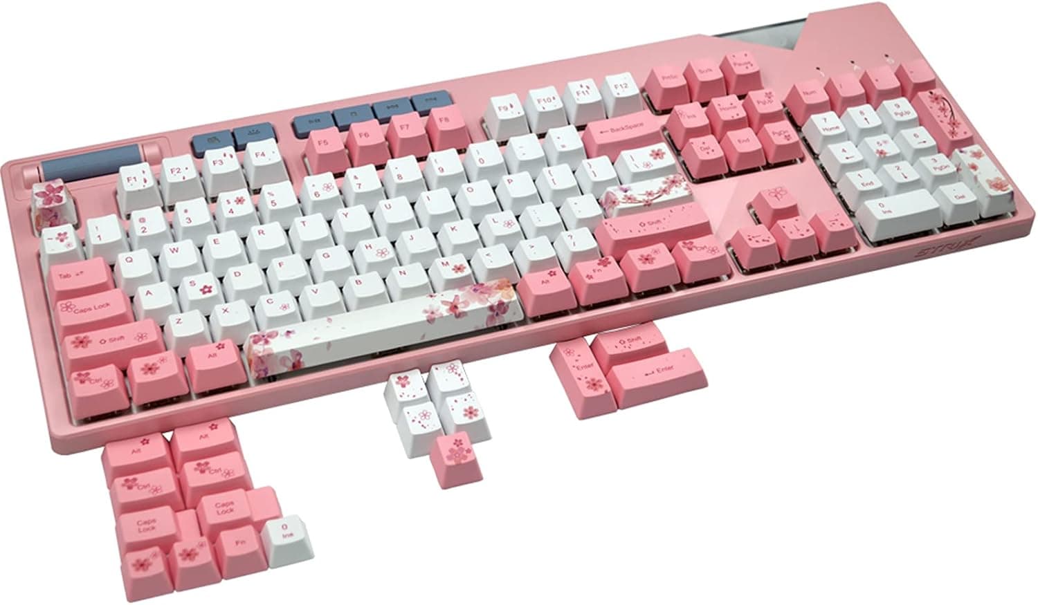 104 Keycaps Set PBT Sublimation OEM Cherry MX ANSI (Cherry Blossoms)