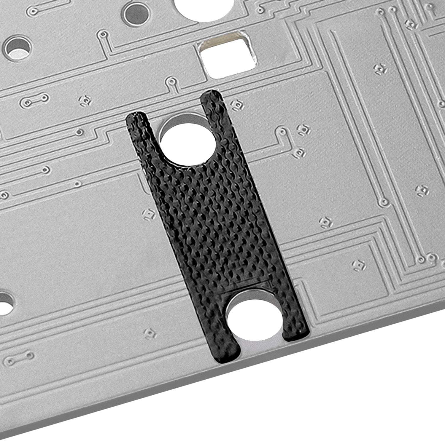 Gliging 20pcs Keyboard PCB Stabilizer Satellite Switch Film PTFE/Silica Gel 3M Adhesive (Black)