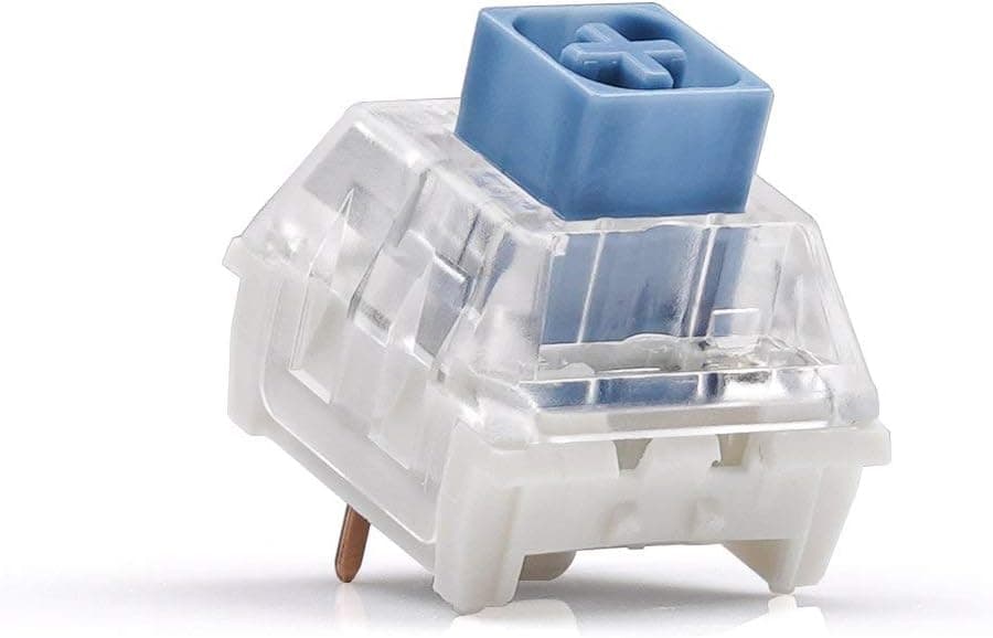 Kailh Box Heavy Pale Blue Switches Clicky Tactile 3-Pin (70 pcs)