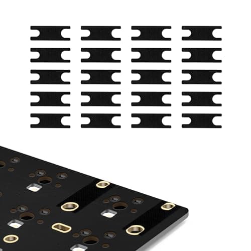 RunJRX YIMAGUJRX Keyboard Stabilizer Films PCB Stabilizer Teflon Pads for Custom Gaming Keyboards (20 Pcs)