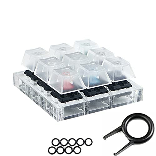 MECHKYP Cherry MX Switches Shaft Testing Tool Switch Tester, Keycap Puller, Keyboard Keycap, O-Ring Sampler Tester Kit (9 Keys)
