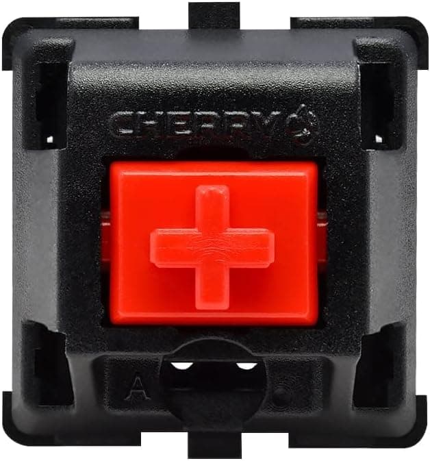Cherry MX Red MX1A-L1NN Linear Switches 10 Pcs Mechanical Keyboard Keys 3-Pin Plate Mount 45g