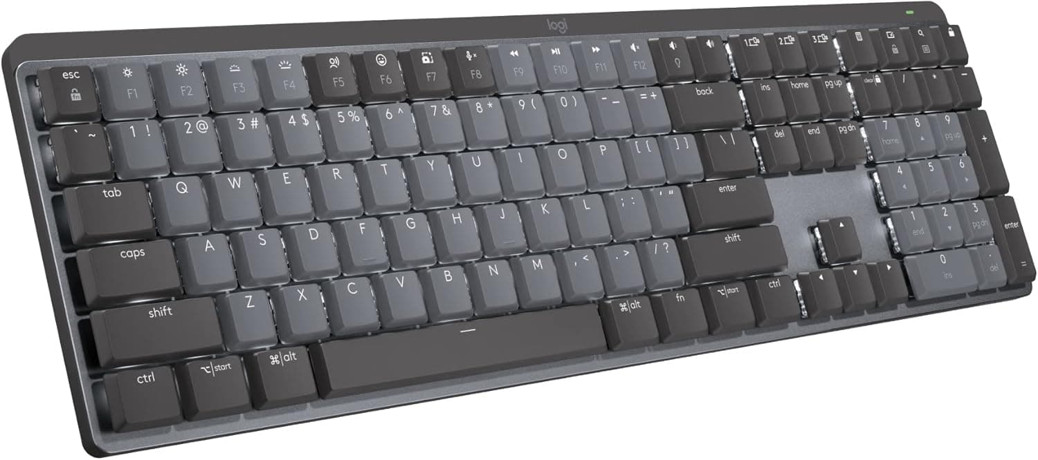 Logitech MX Mechanical Wireless Illuminated Keyboard Tactile - Graphite