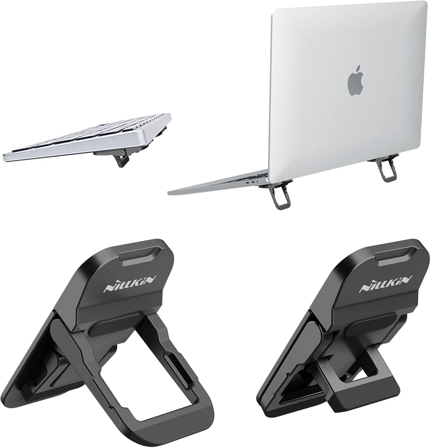 Nillkin Portable Keyboard Stand with 3 Adjustable Angles, Flip Keyboard Riser Feet