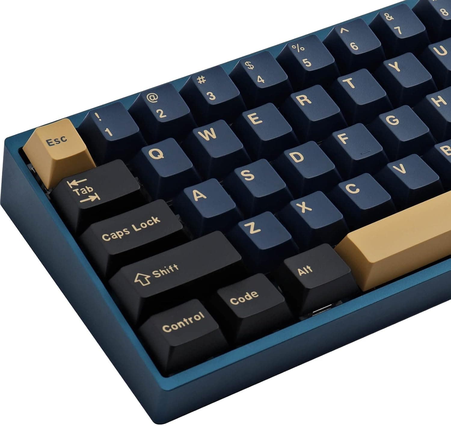 Hyekit Keycaps 171 Keys Blue Samurai Doubleshot ABS Cherry Profile