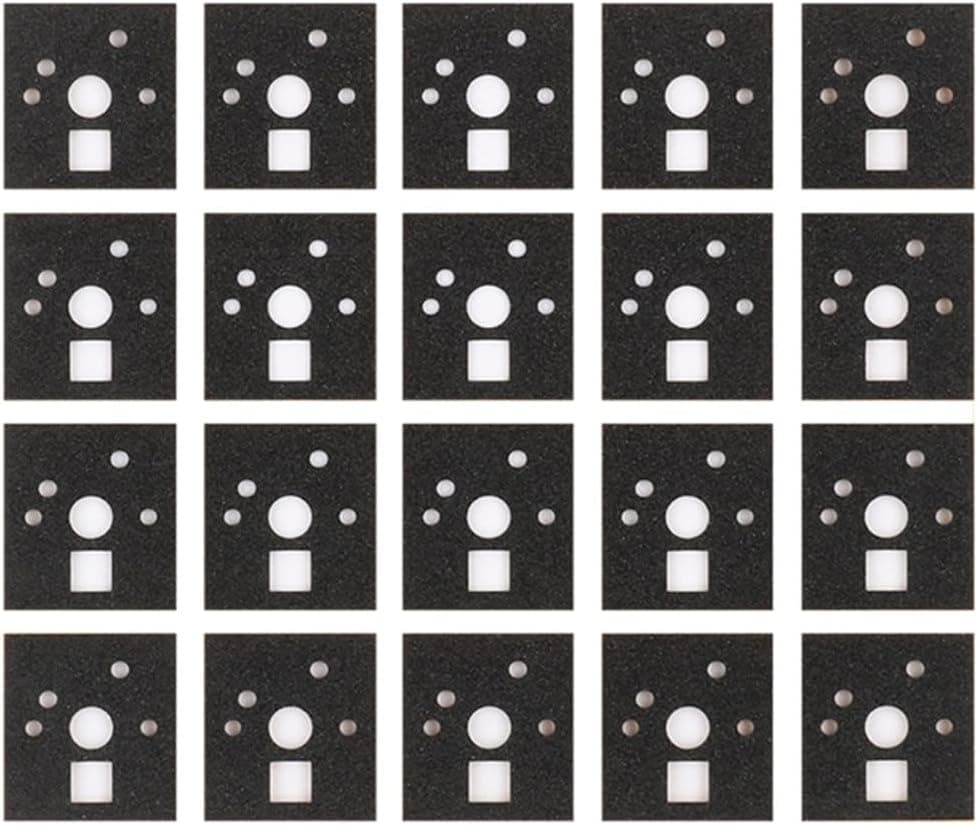 120 PCS Keyboard Switch Sticker Noise Dampener Foam Sound Reduction Film for Stabilizer (EVA)