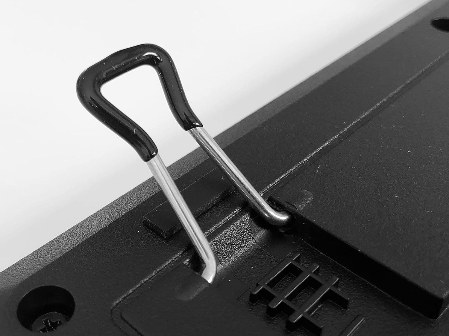 Computer Keyboard Feet Replacement 2 Pcs, Rubber Grip Ergonomic Tilt Stand Clips (Logitech K120/K270/K350 etc)