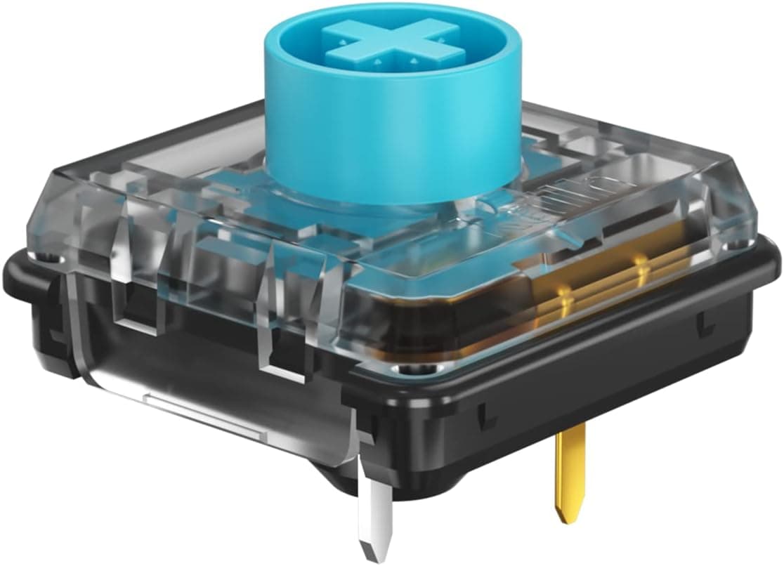 KAILH Low Profile Choc V2 Keystem DIY MX Switch (10pcs, Blue)