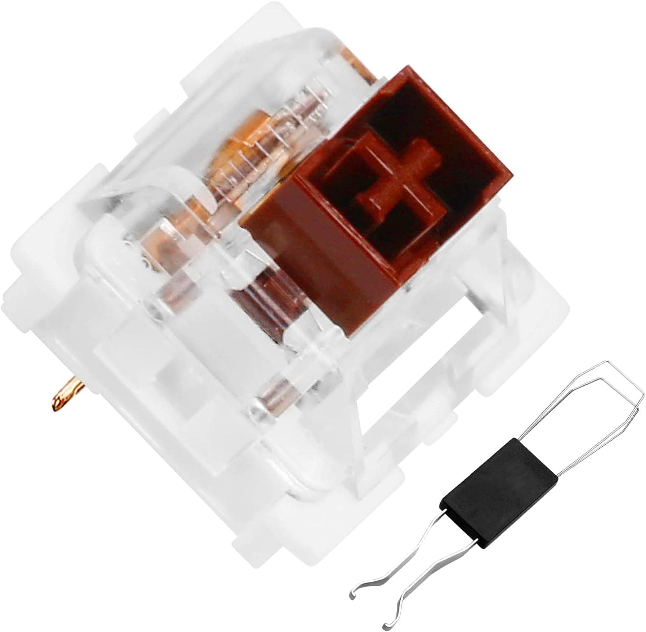 XuanGui OUTEMU (Gaote) Brown Tactile Switches 3-Pin (20 Pack)