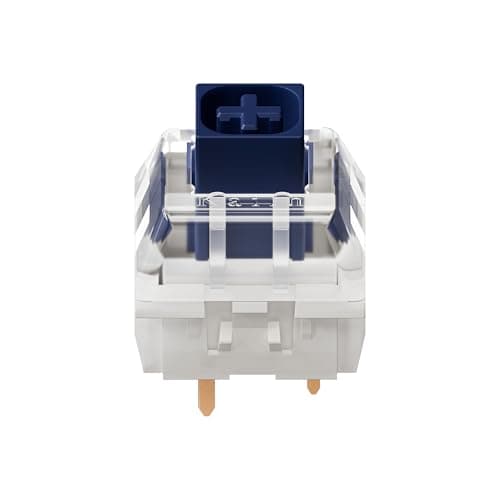 Kailh Box Navy Mechanical Switch Set - 110PCS Clicky Switches, Heavy 75g Actuation Force, 3.6mm Travel, MX-Style Stem, 3-Pin, SMD LED Compatible, for Typists, DIY Builds & Custom Keyboards