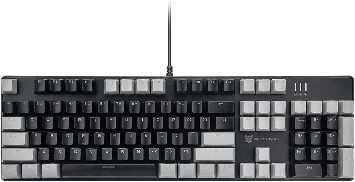Merdia 104 Keys Full Size Mechanical Gaming Keyboard, Blue Switch, Hot Swappable, Wired