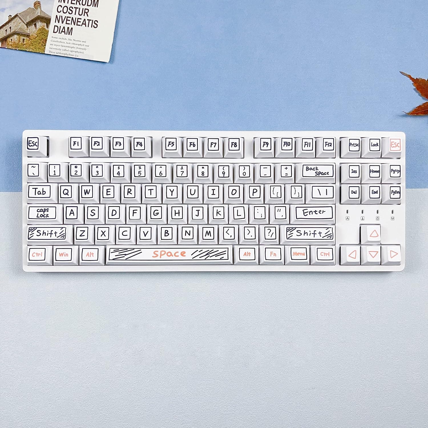126 Keys PBT Keycaps Graffiti Dye Sublimation XDA Profile Set