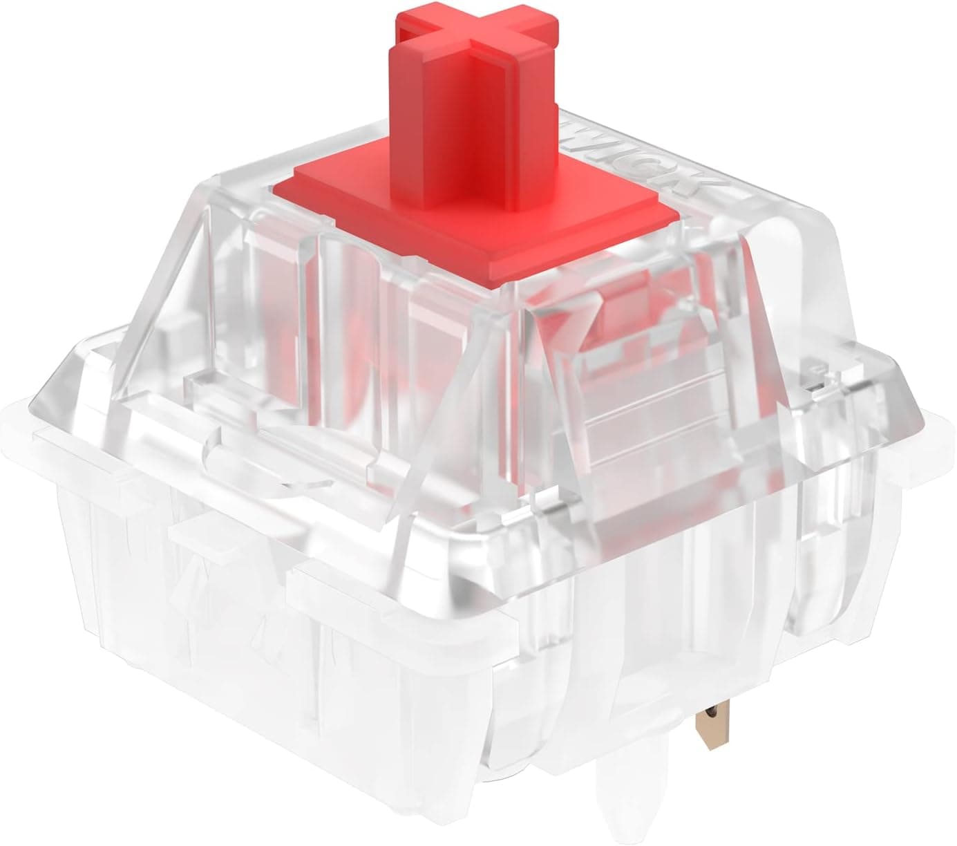 JWICK Red Linear Switches JWK 62g 5 Pins RGB Mechanical Keyboard Switches (70pcs)