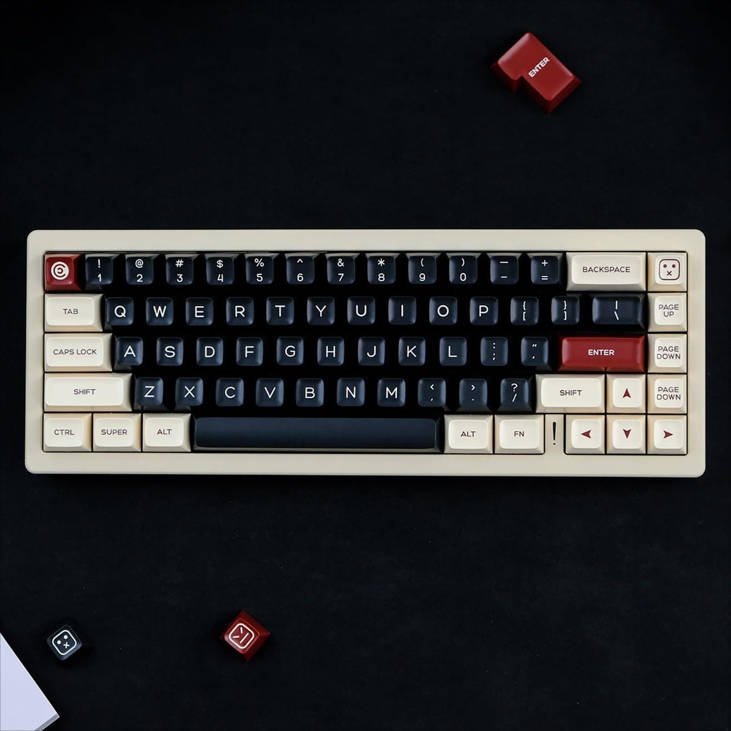 PAKJEL Two-Color Keycaps 160 Keys ABS SA Profile Doubleshot (Rome)