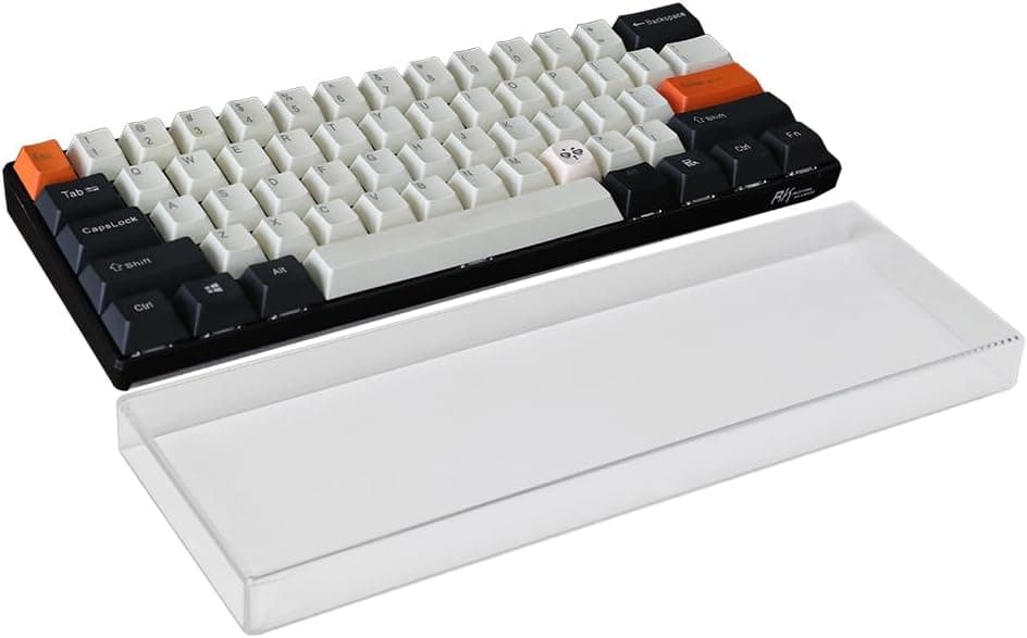 Acrylic Keyboard Dust Cover, 60/61/64 Keys Transparent Protective Cover (11.5x4.02x0.87)