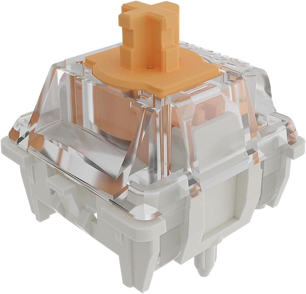 GATERON KS-20 Dual-Rail Magnetic Orange Linear Switches (70PCS)