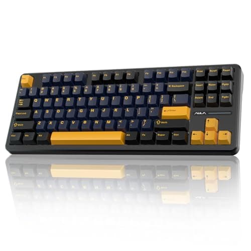 AULA F87 Wireless Mechanical Keyboard, TKL Gaming Keyboard 75%, 87 Keys