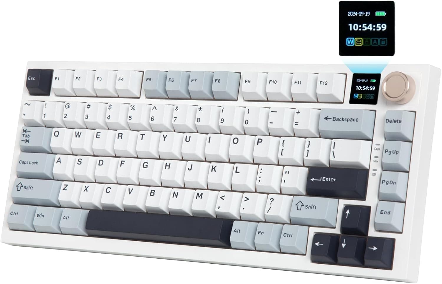 75% Wireless Mechanical Gaming Keyboard Gasket Hot Swappable Pre-lubed Linear