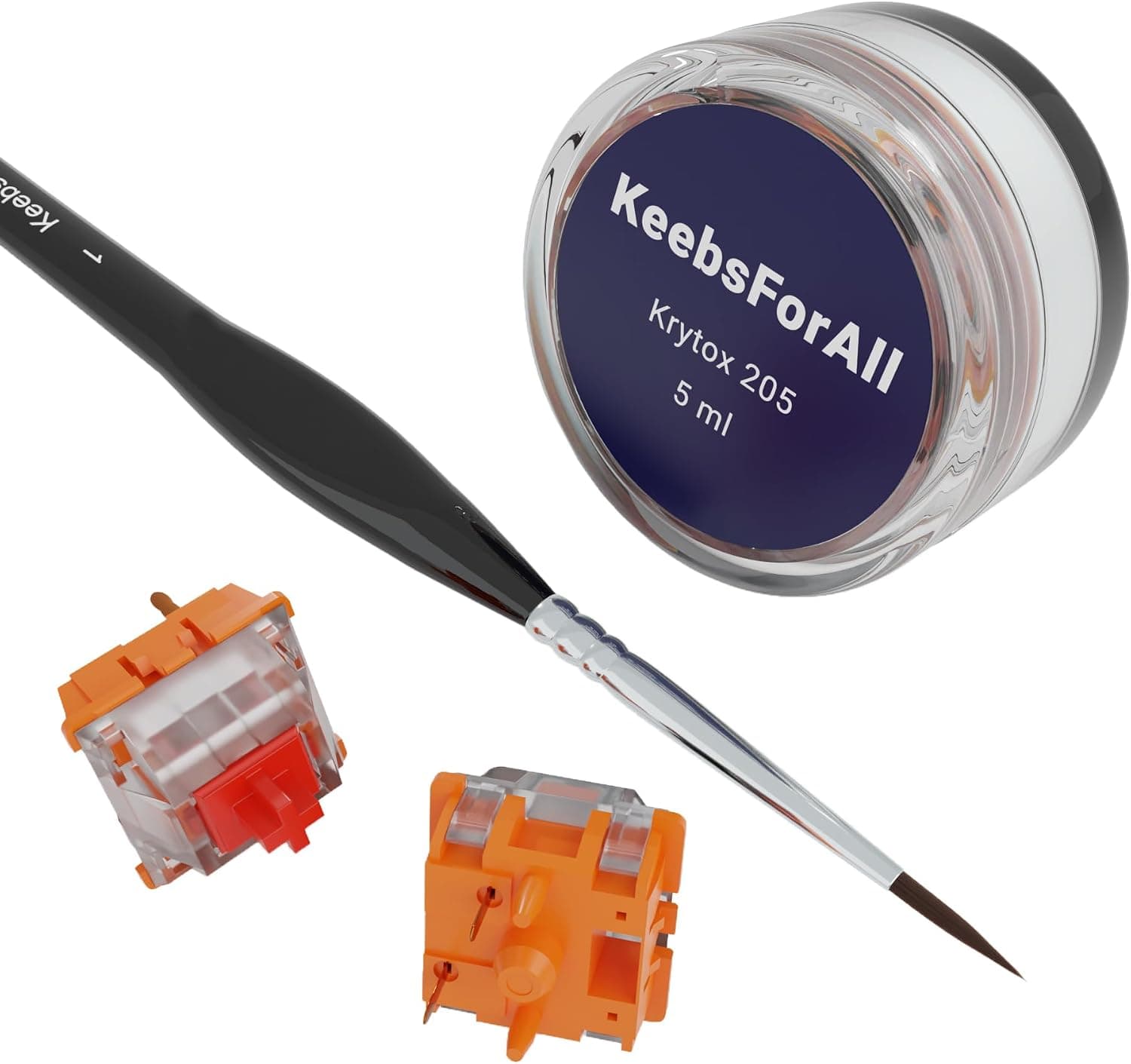Krytox 205g0 Switch Lube for Cherry MX, Gateron, Topre (5ml Vial)