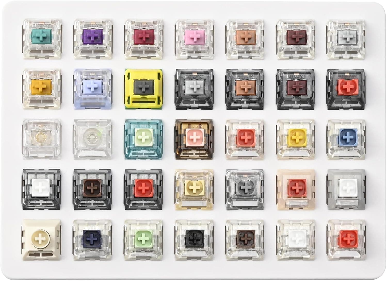 Keychron Switch Tester Kit 35PCS Kailh Mechanical Switch Sampler