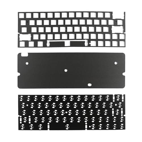 YMDK Keyboard Sound Dampening Foam 61 64 Layout 3-piece Set Poron Silencer Pad Gasket Switches Dampener for Mechanical Keyboard