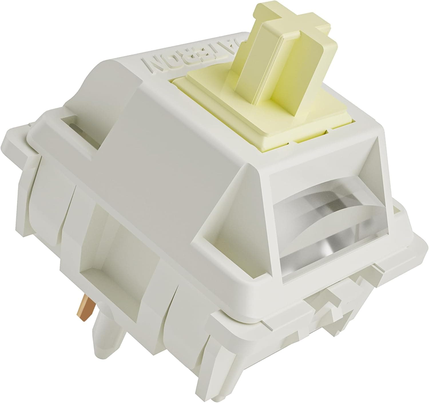 Gateron Creamy Silent Linear Mechanical Keyboard Switches 10 Pack 5-Pin 45gf Pre-lubed Full POM SMD LED
